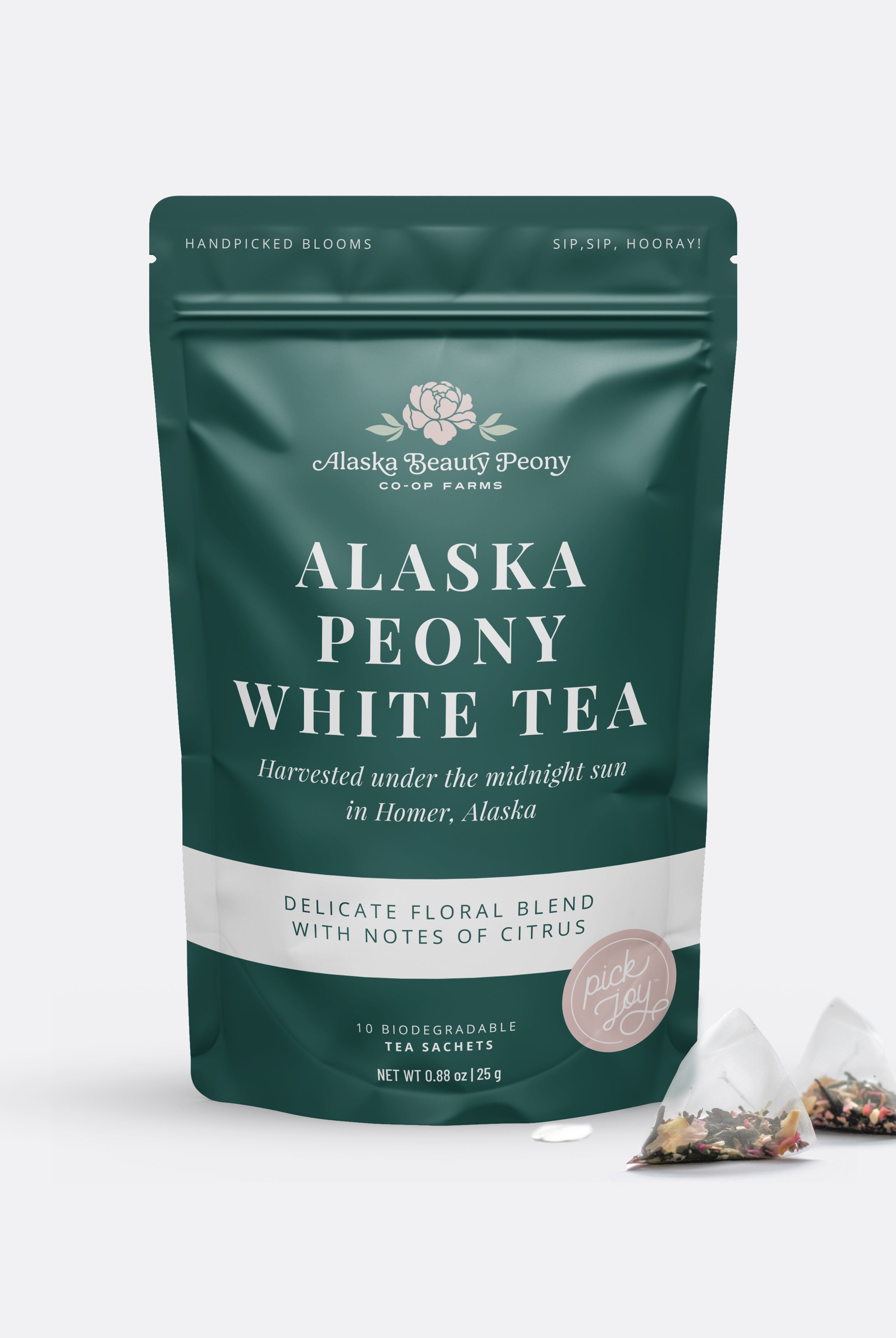 Alaska Peony White Tea - 10 Tea Sachets