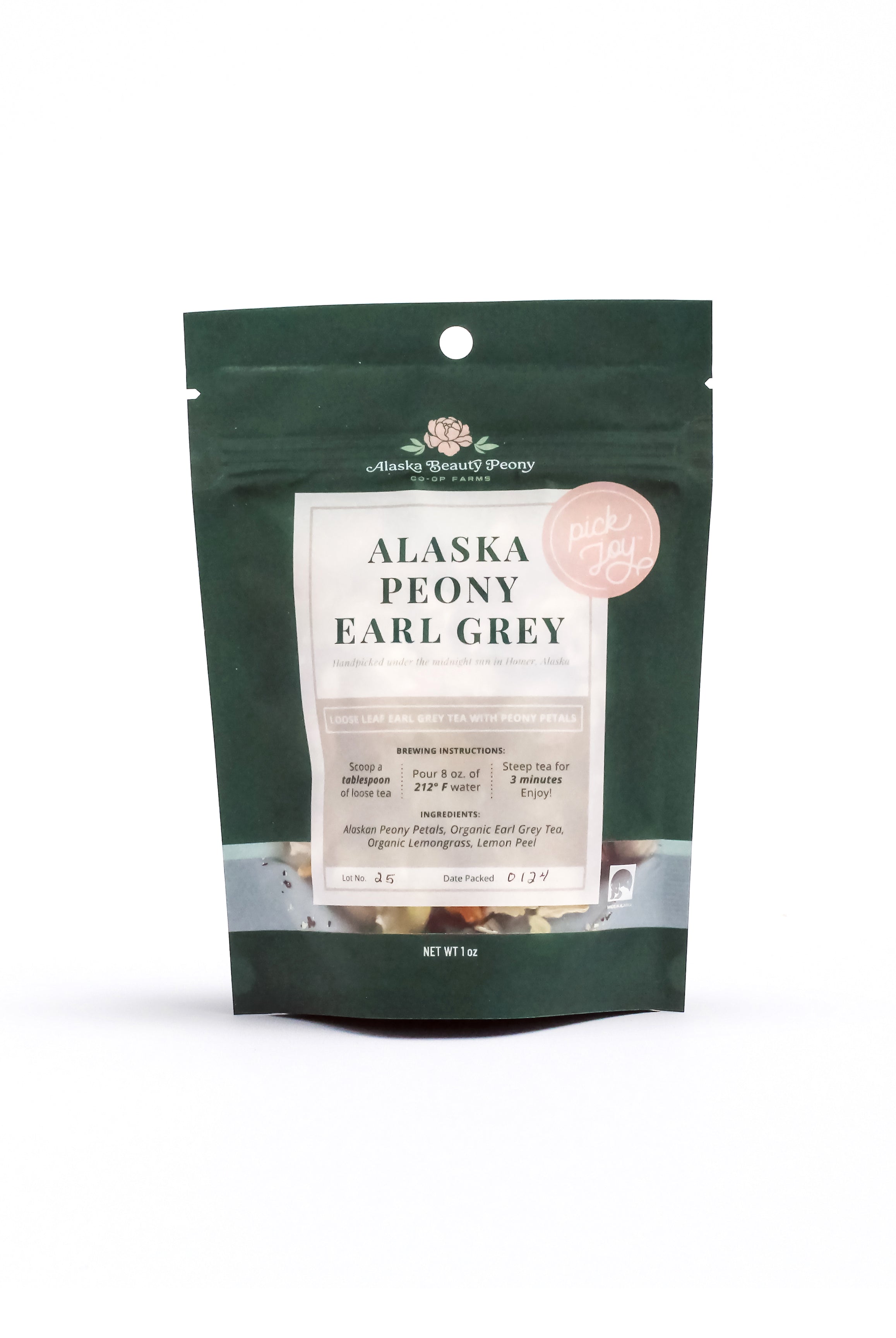 Alaska Peony Earl Grey - 1oz