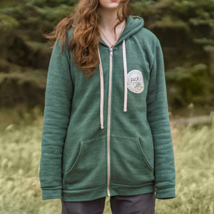 
                  
                    Load image into Gallery viewer, Pick Joy Zip Hoodie - Tri-Pine
                  
                